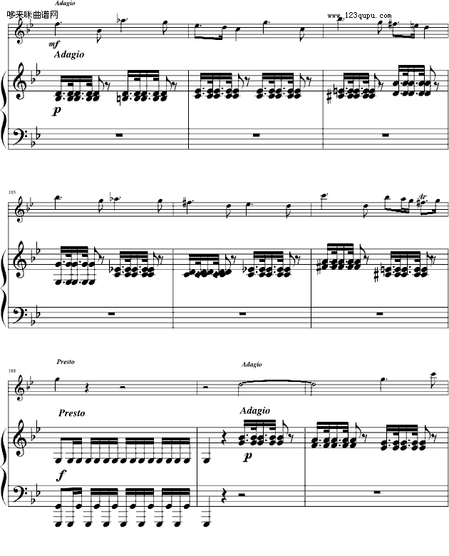 四季·夏-（小提琴/钢琴）-维瓦尔第钢琴曲谱（图14）