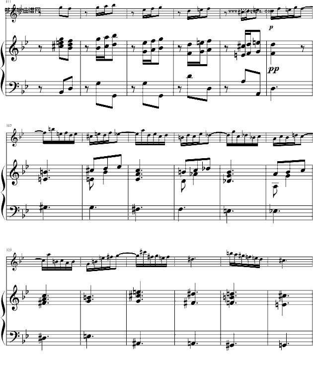 四季·夏-（小提琴/钢琴）-维瓦尔第钢琴曲谱（图9）