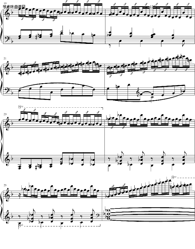 练习曲Op.72 No.6-莫什科夫斯基钢琴曲谱（图3）