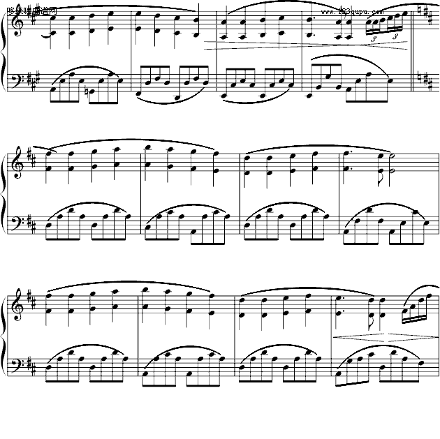 欢乐颂-克莱德曼演奏版本-贝多芬钢琴曲谱（图5）