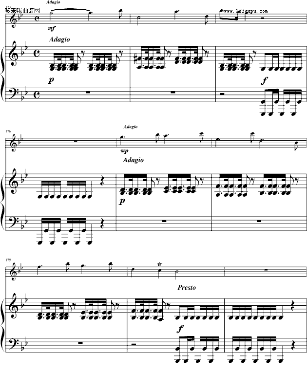 四季·夏-（小提琴/钢琴）-维瓦尔第钢琴曲谱（图13）