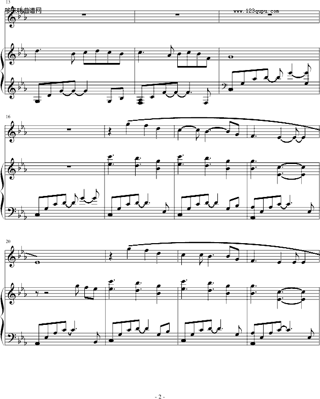 Little Mermaid-班得瑞钢琴曲谱（图2）
