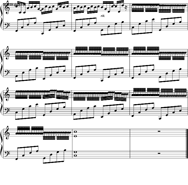 卡农-完美简单版-帕赫贝尔-Pachelbel钢琴曲谱（图6）