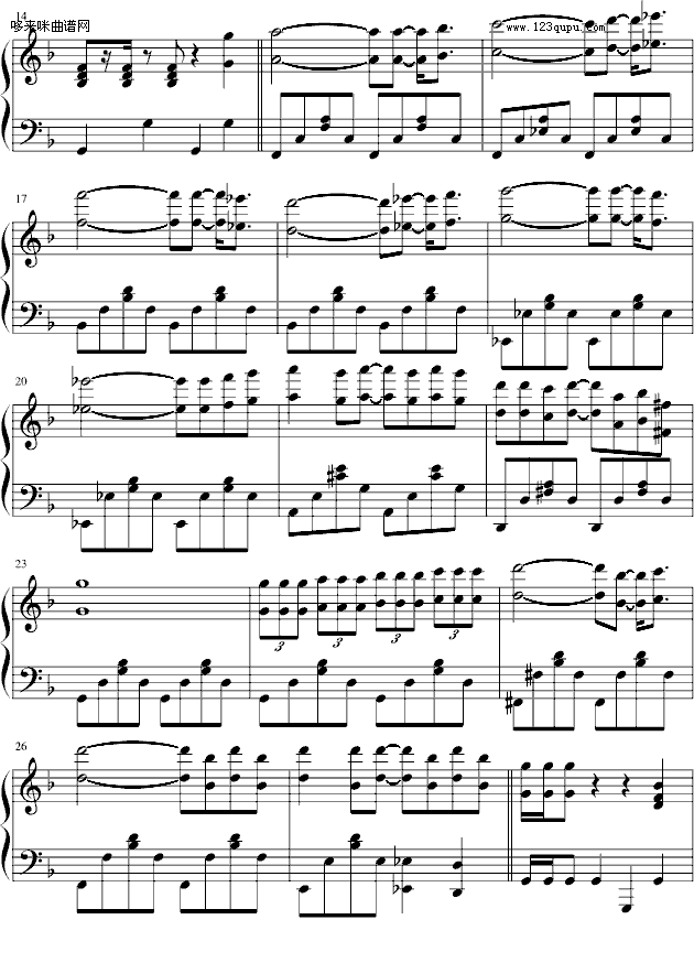 托卡塔曲-巴赫钢琴曲谱（图2）