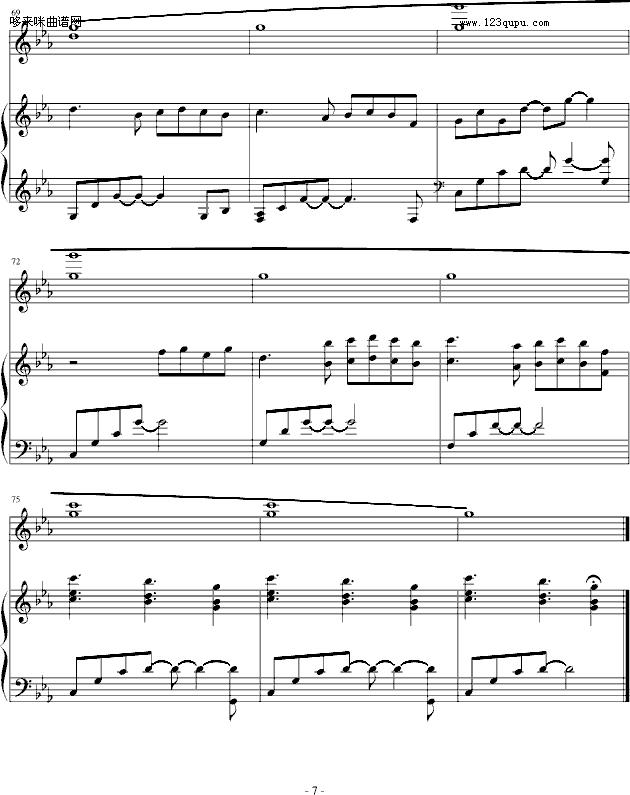 Little Mermaid-班得瑞钢琴曲谱（图7）