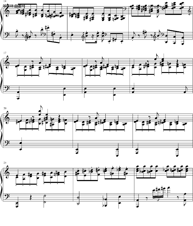 第二钢琴奏鸣曲 第二乐章-普罗科非耶夫钢琴曲谱（图2）