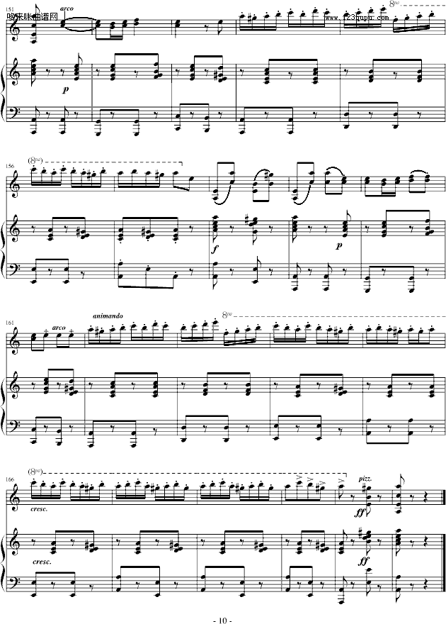 吉普赛之歌-沙拉萨蒂钢琴曲谱（图10）