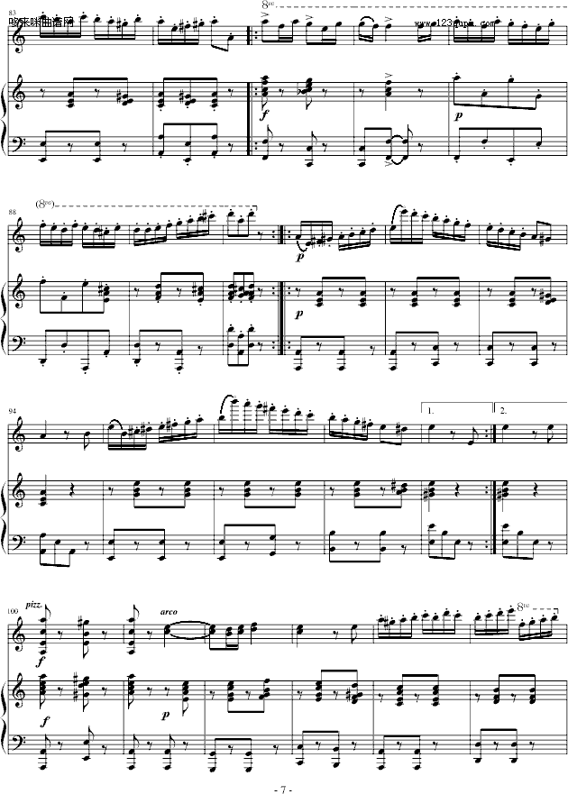 吉普赛之歌-沙拉萨蒂钢琴曲谱（图7）