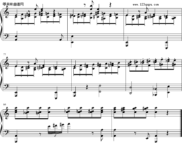 第二钢琴奏鸣曲 第二乐章-普罗科非耶夫钢琴曲谱（图6）