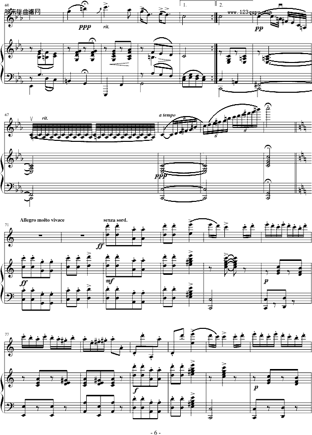 吉普赛之歌-沙拉萨蒂钢琴曲谱（图6）