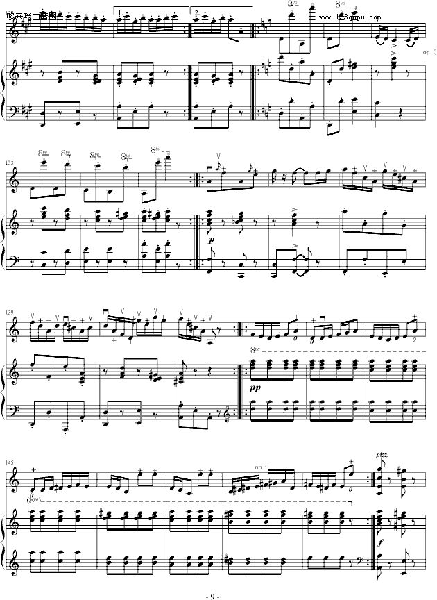 吉普赛之歌-沙拉萨蒂钢琴曲谱（图9）