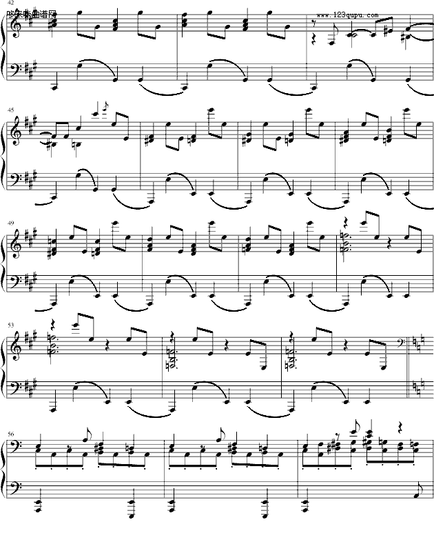 第二钢琴奏鸣曲 第二乐章-普罗科非耶夫钢琴曲谱（图4）