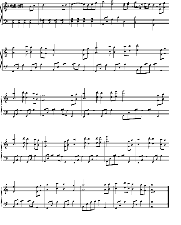 勇敢的心-班得瑞钢琴曲谱（图3）
