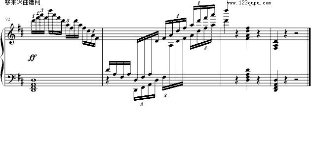 练习曲Op.740 No.3-车尔尼钢琴曲谱（图7）
