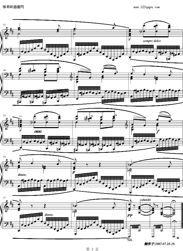 练习曲Op.740 No.12-车尔尼钢琴曲谱（图4）