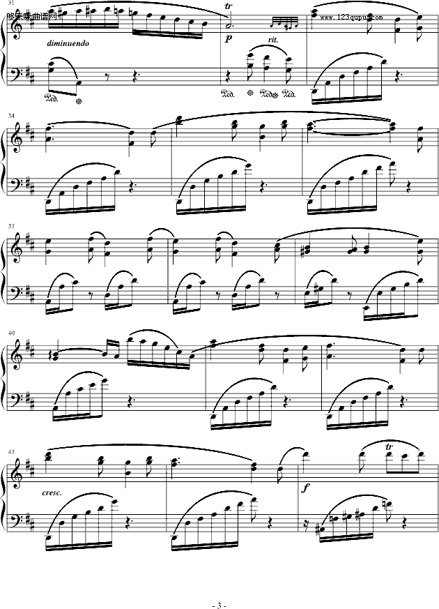 蝴蝶-windtsao-默克尔钢琴曲谱（图3）
