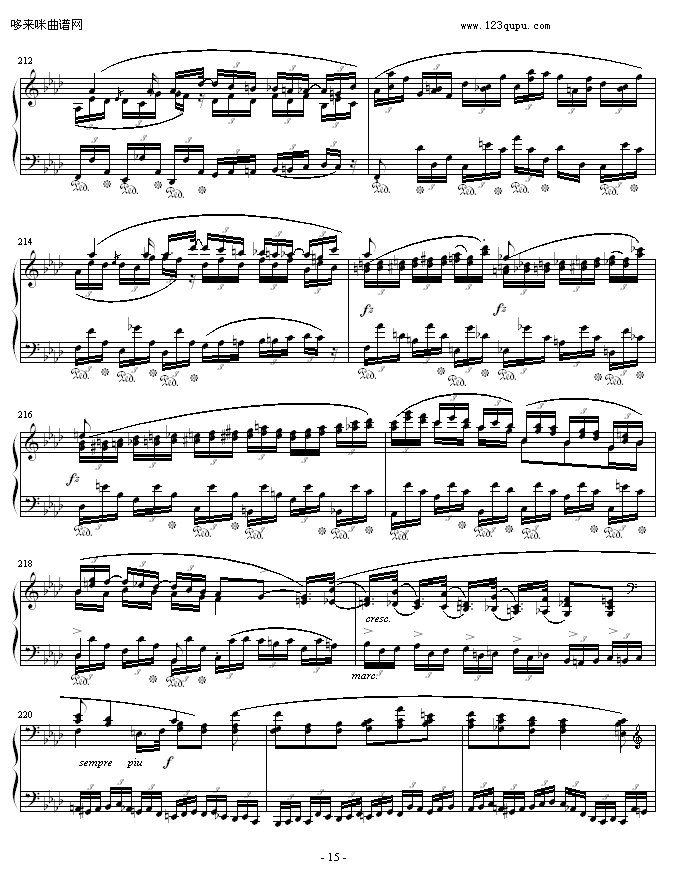 肖邦F小调第4叙事曲-肖邦钢琴曲谱（图15）