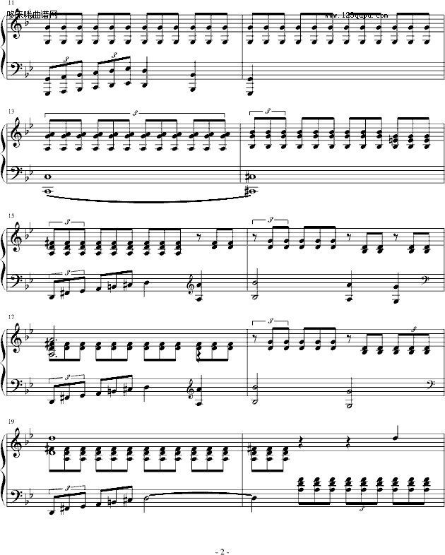 魔王-李斯特改变舒伯特曲-李斯特钢琴曲谱（图2）