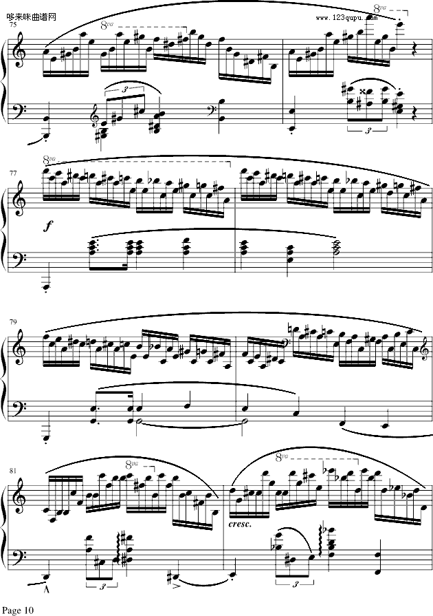 肖邦冬风练习曲-戈原版-肖邦钢琴曲谱（图10）