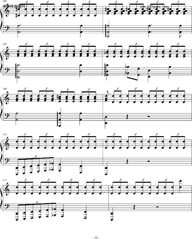 魔王-李斯特改变舒伯特曲-李斯特钢琴曲谱（图12）
