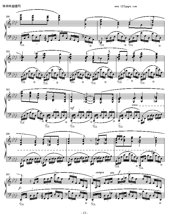 肖邦F小调第4叙事曲-肖邦钢琴曲谱（图13）