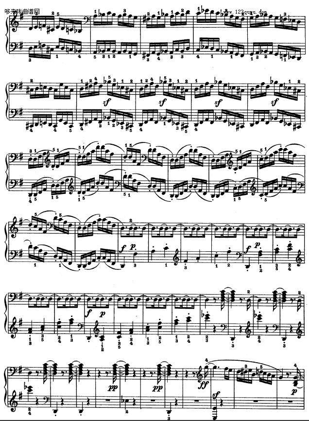 第十六钢琴奏鸣曲-（Op.31 No.1）-贝多芬钢琴曲谱（图5）