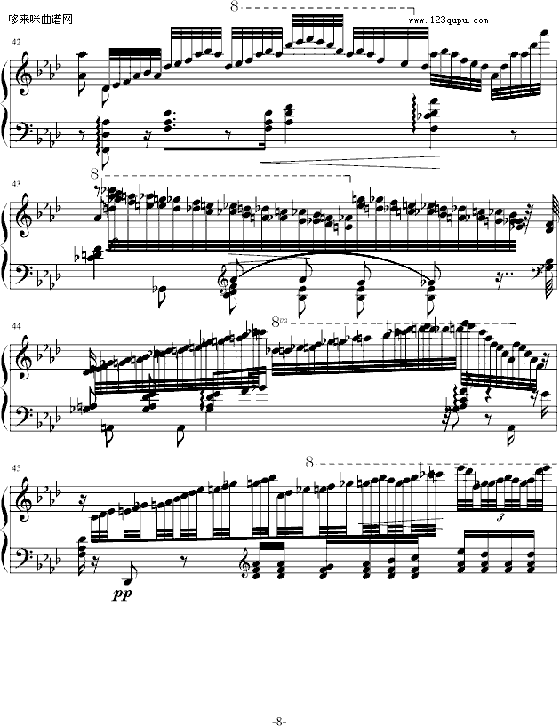 弄臣-李斯特钢琴曲谱（图8）