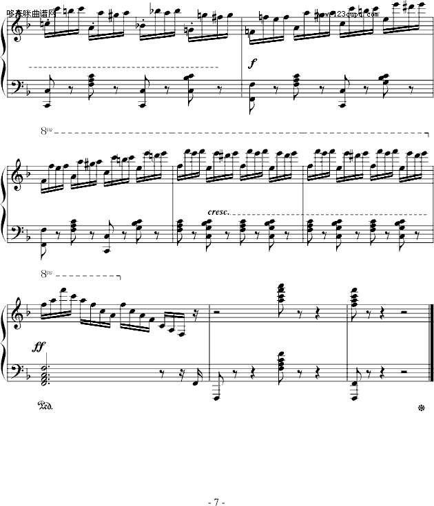 车尔尼740-车尔尼钢琴曲谱（图7）