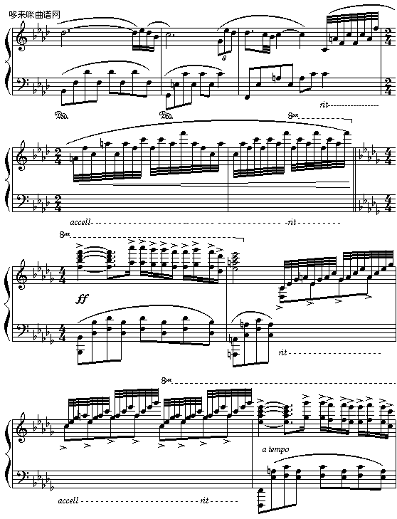 秋日私语钢琴曲谱（图3）