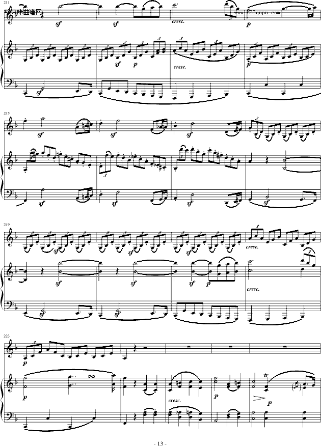 贝多芬-春天奏鸣曲(Op.24)第四乐章-贝多芬钢琴曲谱（图13）
