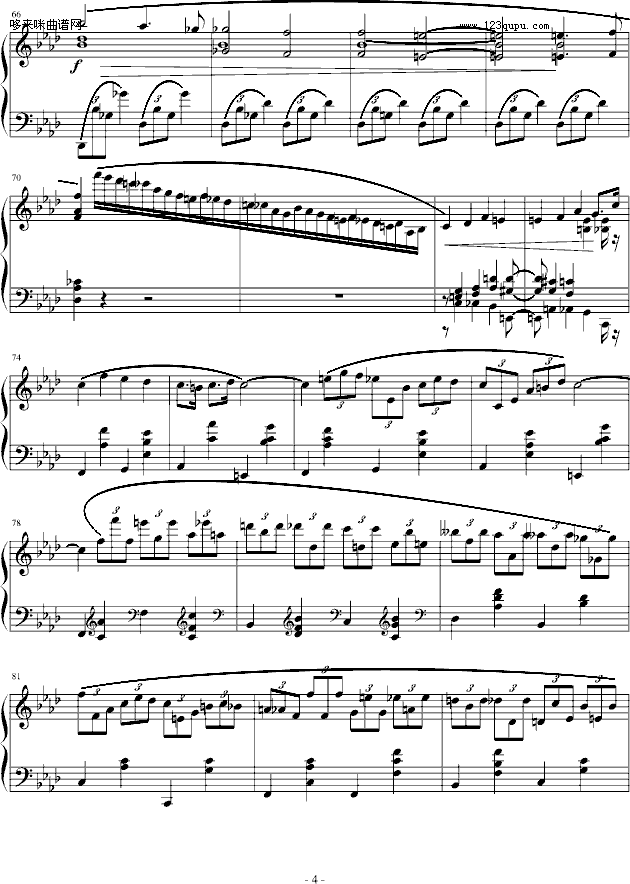 夜曲-心兰制谱版-肖邦钢琴曲谱（图4）