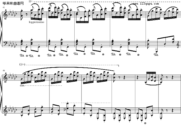 练习曲Op.25-9-肖邦钢琴曲谱（图2）