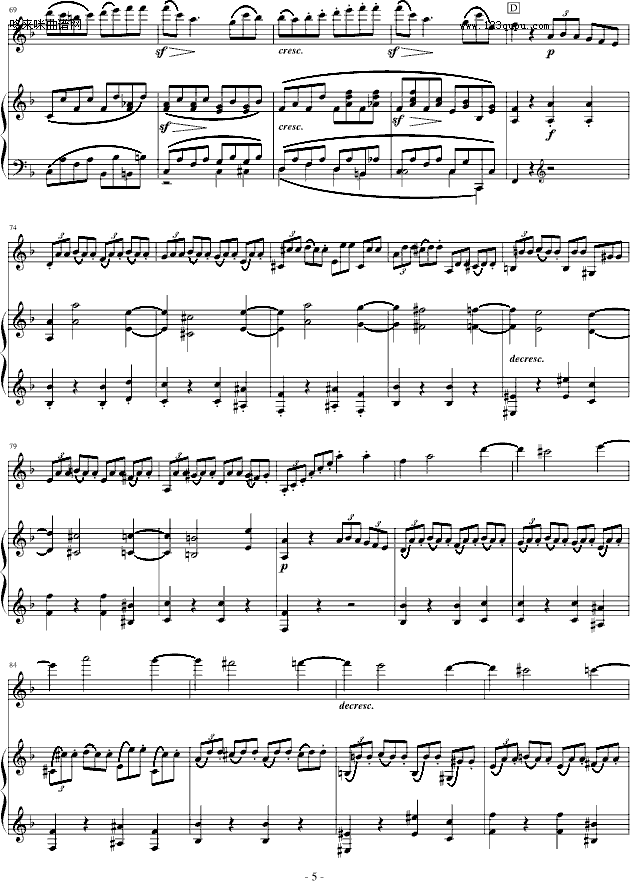 贝多芬-春天奏鸣曲(Op.24)第四乐章-贝多芬钢琴曲谱（图5）