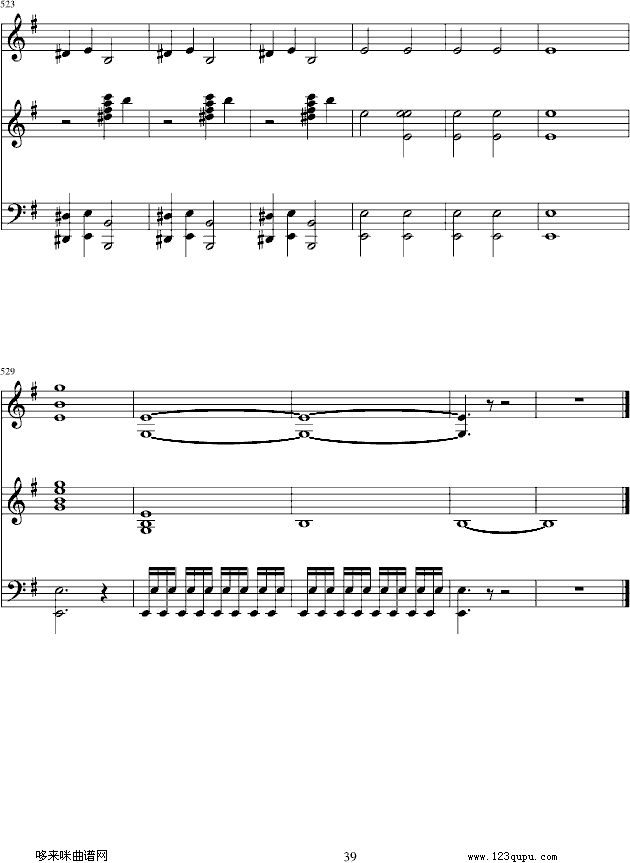 e小调小提琴协奏曲-门德尔松钢琴曲谱（图39）