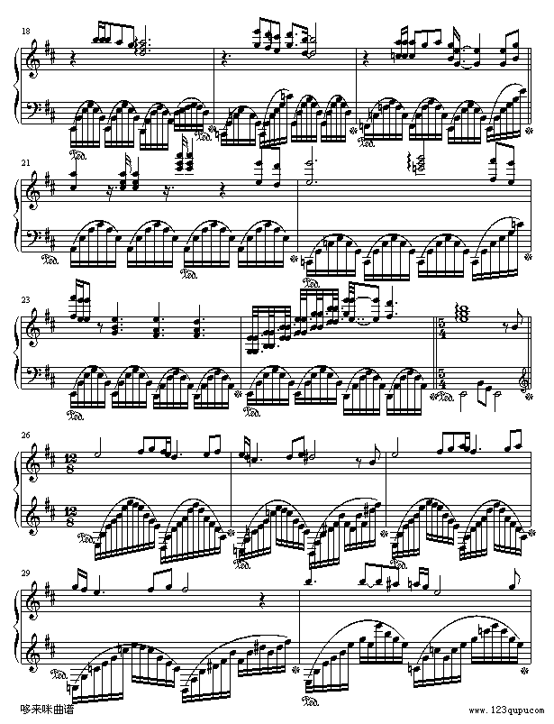 白纱之夜-克莱德曼钢琴曲谱（图2）