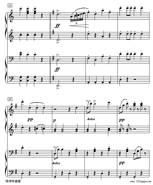 拉德斯基进行曲-约翰·斯特劳斯钢琴曲谱（图7）