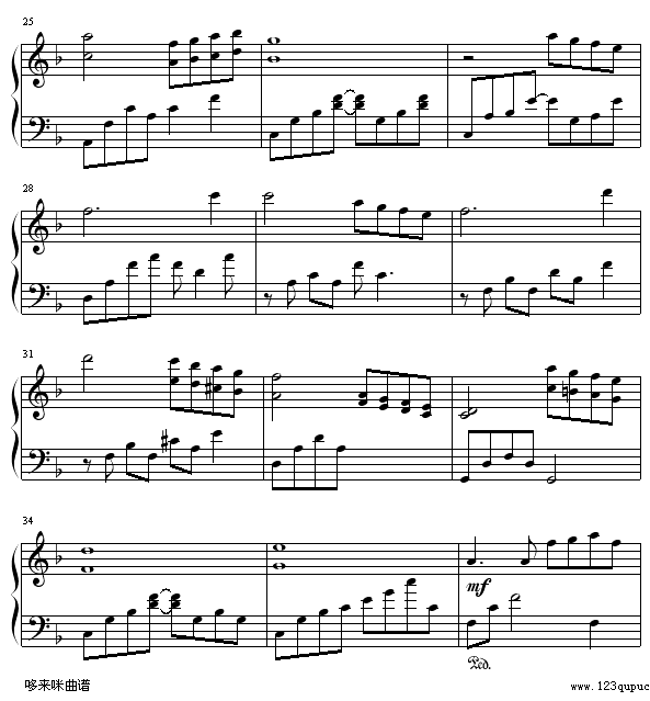 日晷之梦-凯文科恩钢琴曲谱（图3）