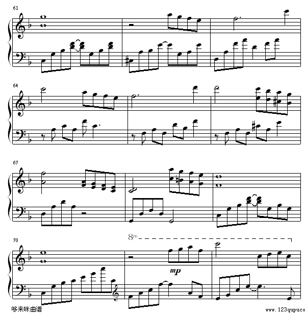 日晷之梦-凯文科恩钢琴曲谱（图6）