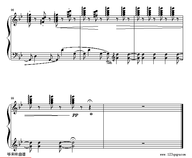 船歌-柴科夫斯基钢琴曲谱（图9）