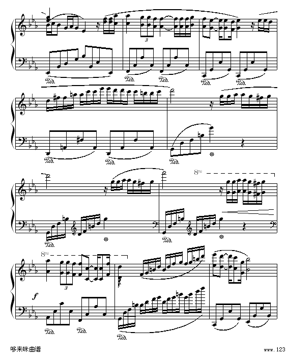 柔如彩虹-克莱德曼钢琴曲谱（图2）