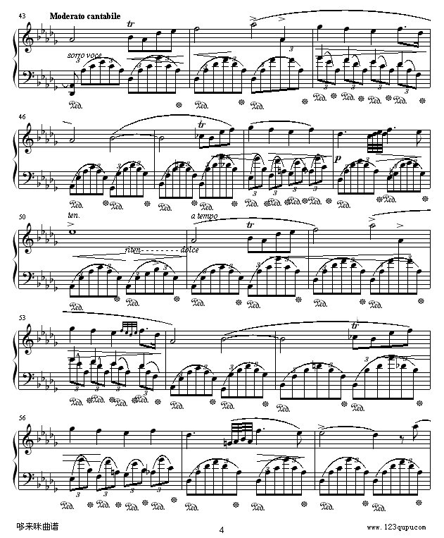 幻想即兴曲-滴漏打谱-肖邦钢琴曲谱（图4）