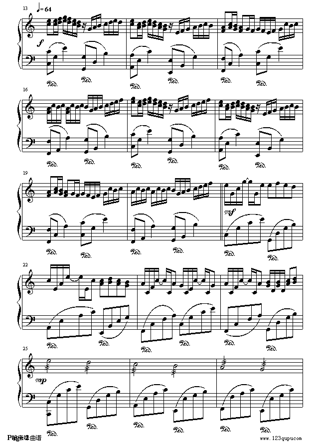 Canon (with piano)-帕赫贝尔-Pachelbel钢琴曲谱（图2）