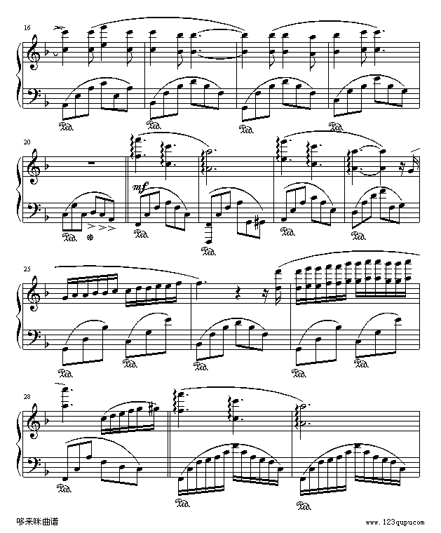 眼底的晴空-克莱德曼钢琴曲谱（图2）