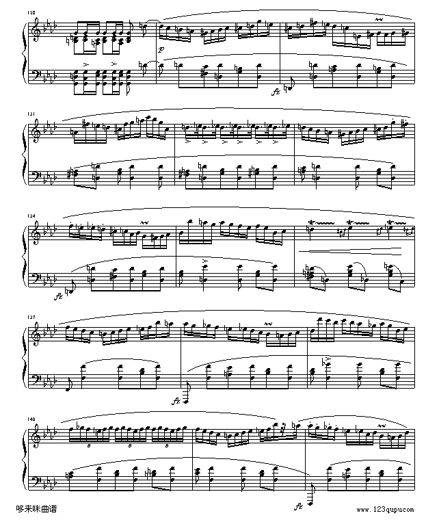 英雄波兰舞曲-肖邦钢琴曲谱（图11）