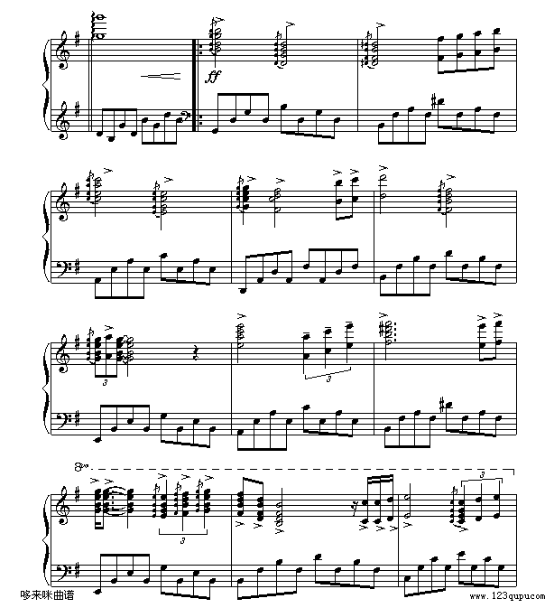 星空-克莱德曼钢琴曲谱（图2）