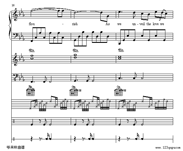 罗密欧与茱丽叶-总谱-克莱德曼钢琴曲谱（图6）