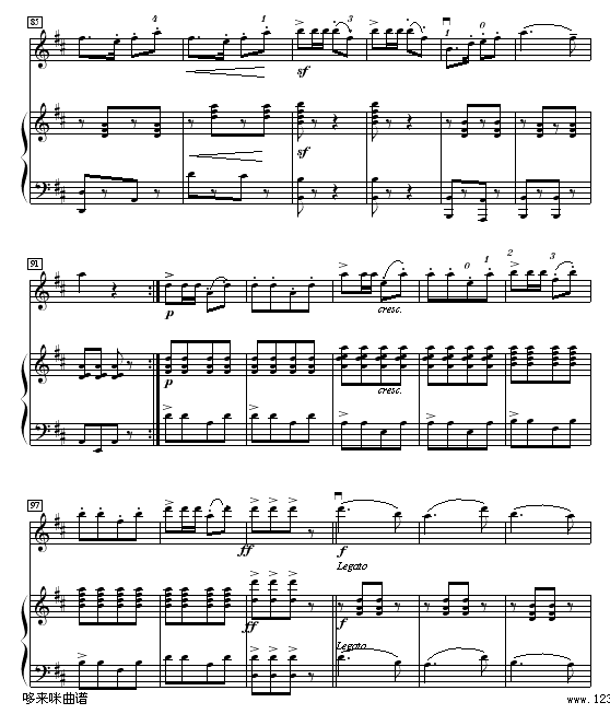 渔舟唱晚-中国名曲钢琴曲谱（图9）