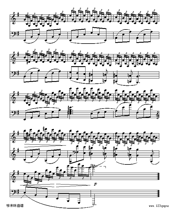爱的罗曼丝-世界名曲钢琴曲谱（图2）