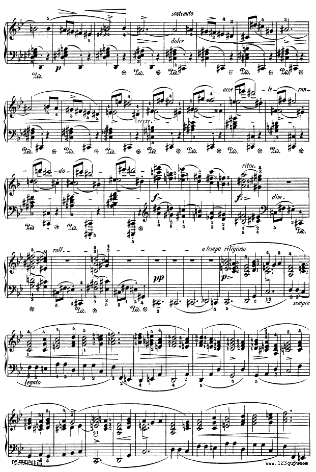 g小调夜曲作品15号 - OP15-NO.3-肖邦钢琴曲谱（图2）