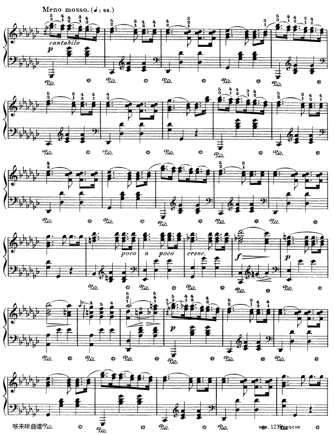 降G大调圆舞曲作品70 NO.1-肖邦钢琴曲谱（图2）
